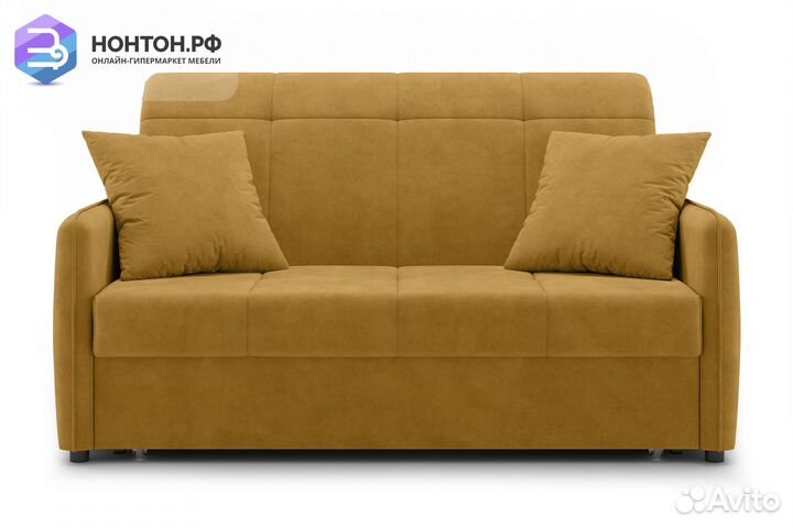 Диван аккордеон Хилтон горчичный