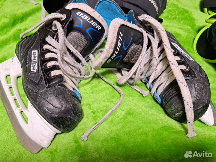 Хоккейные детские коньки bauer X-LP размер Y11