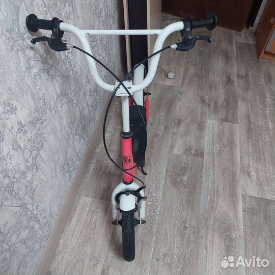 Самокат с надувными колесами