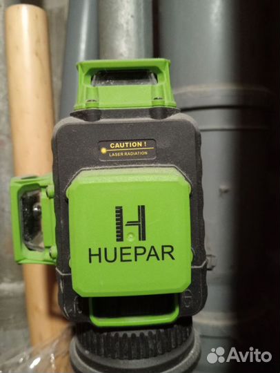 Лазерный уровень Huepar B03CG 3D 360 Зеленый луч