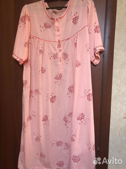 Ночная новая сорочка длинная хлопок