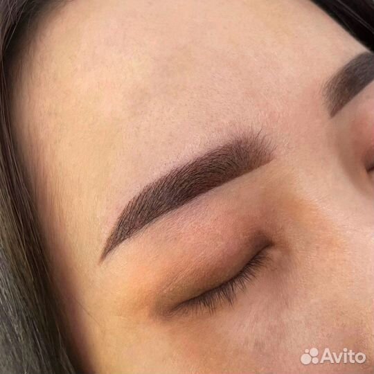 Окрашивание, долговременная укладка бровей