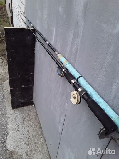 Удочки со спиннингом 2 шт