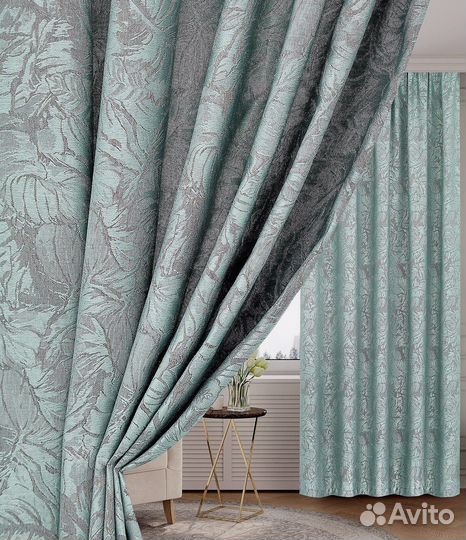 Шторы мрамор-цветок, на заказ