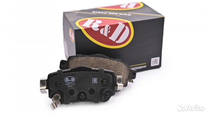 Тормозные колодки R&D Nissan/Renault зад