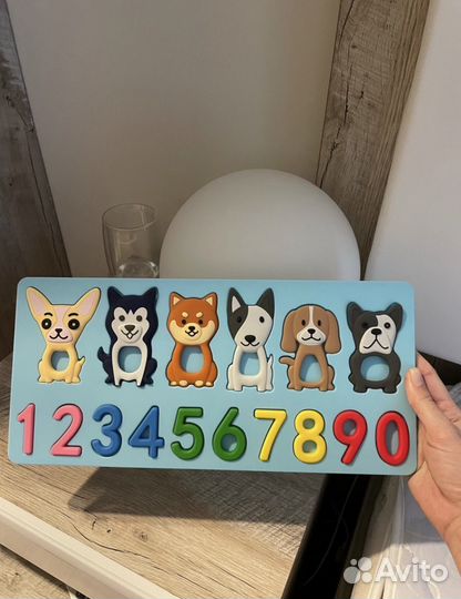 Игровая панель/ развивающяя игра/ прорезыватель