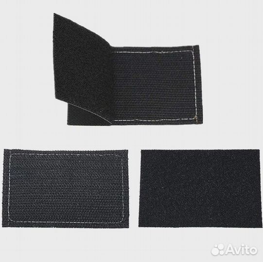 Нашивка на липучке флаг россии триколор