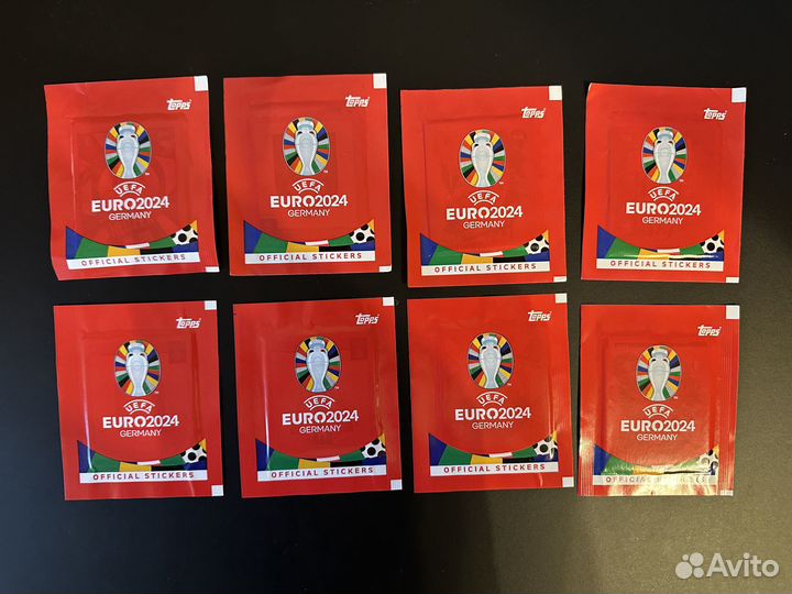 Стикеры Topps Uefa Euro 2024 Швейцарская версия