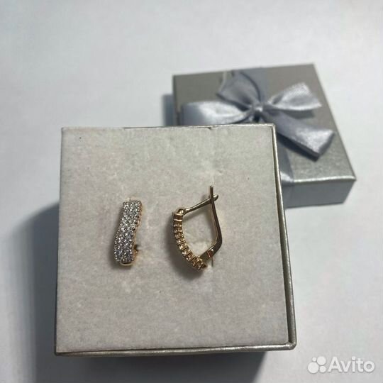 Золотые серьги проба 585 Арт.002365260122