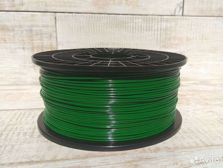 Petg зеленый пластик для 3Д принтера 1.75 катушка