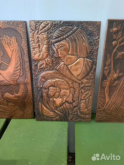 Чеканки медные