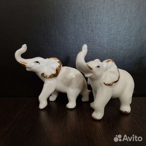 Статуэтки слоны керамические