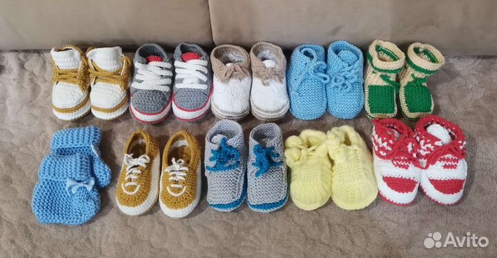 Пинетки вязаные