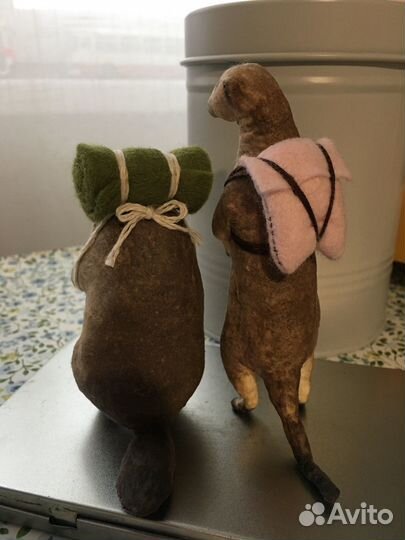 Ватные игрушки ручная работа