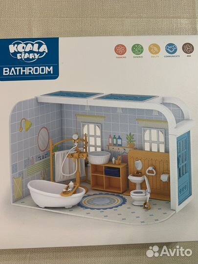 Ванная комната в стиле Sylvanian Families