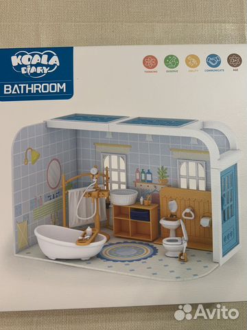 Ванная комната в стиле Sylvanian Families