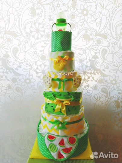 Торты из подгузников
