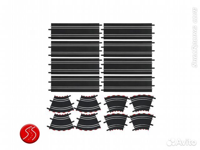 Автотрек Carrera GO Набор секций №3