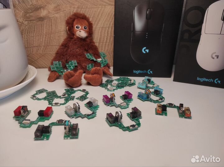 Платы Logitech G Pro Wireless / Superlight v1 и v2