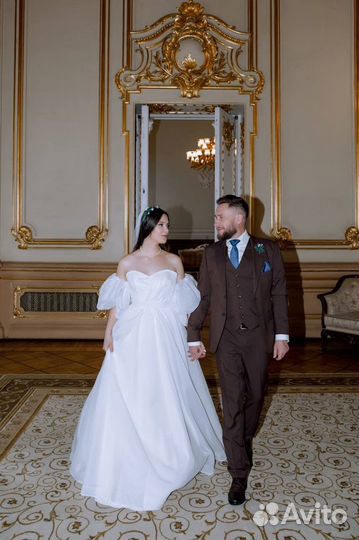 Свадебное платье пышное