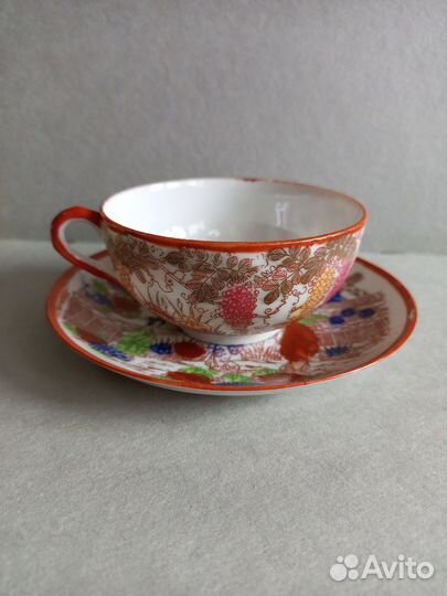 Чайная пара тонкий фарфор Япония