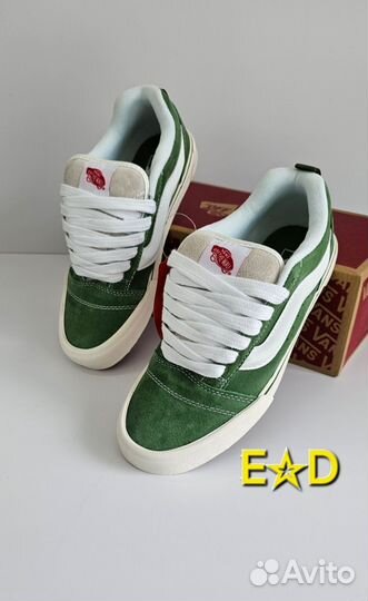 Кеды Vans Knu Skool green