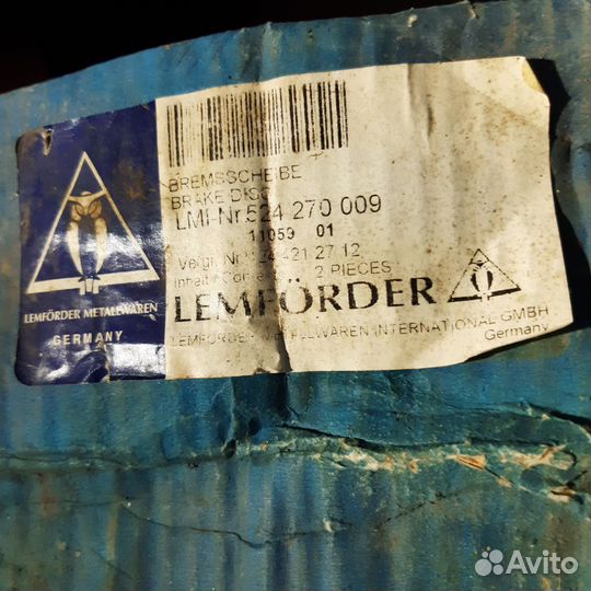 Тормозные диски Mercedes