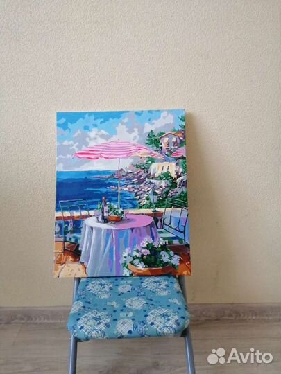 Картины по номерам раскрашенная