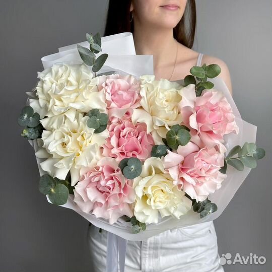 Букет из 9 французских роз