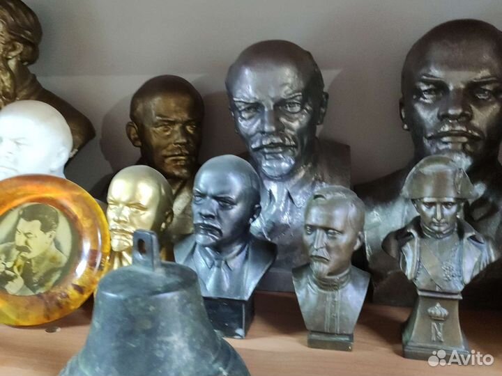 Бюсты из бронзы Ленин, Дзержинский, Наполеон