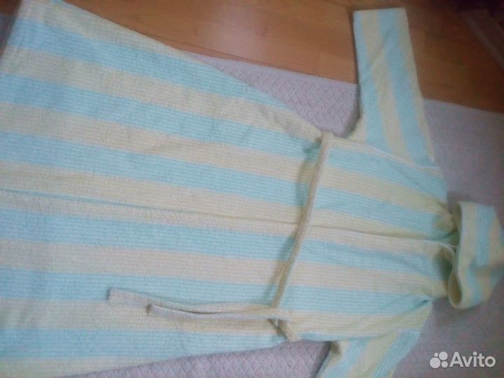 Халат махровый женский банный