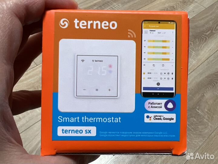 Терморегулятор Terneo SX Wi-Fi белый новый