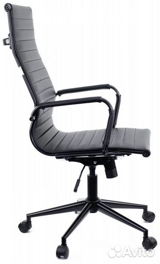 Кресло EverProf RIO Black T Экокожа Черный