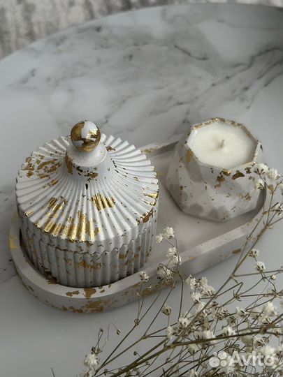 Набор ароматических свечей/ Свеча в шкатулке