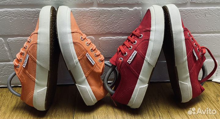 Superga кеды из парусины (36.5-36)