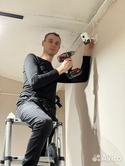 Установка видеонаблюдения,частный мастер