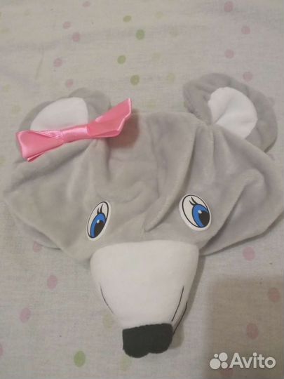 Продам шапочку мышки для девочки