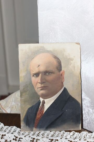 Портрет неизвестного мужчины маслом. 1970ггг