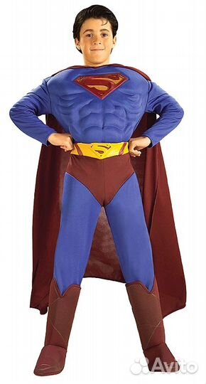 Детский карнавальный костюм Супермен классический