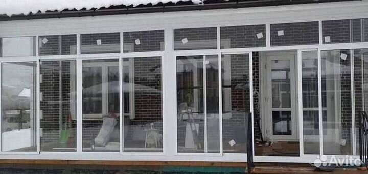 Остекление окон и балконов пвх