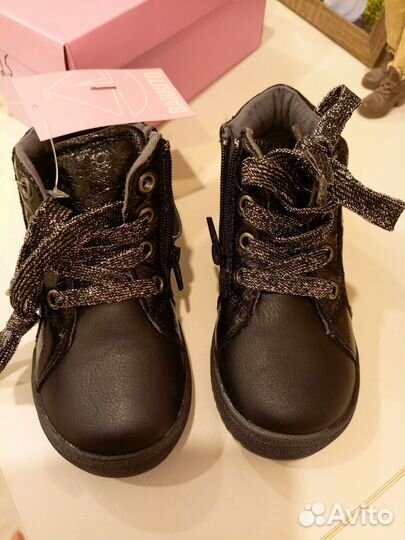 Ботинки для девочки 25 новые
