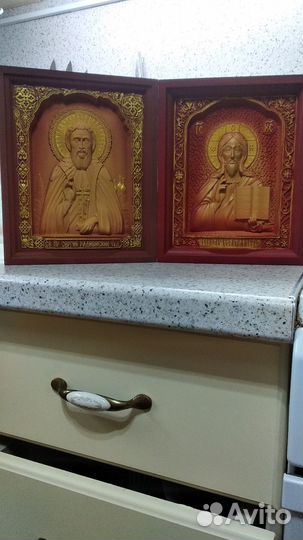 Икона Сергий Радонежский