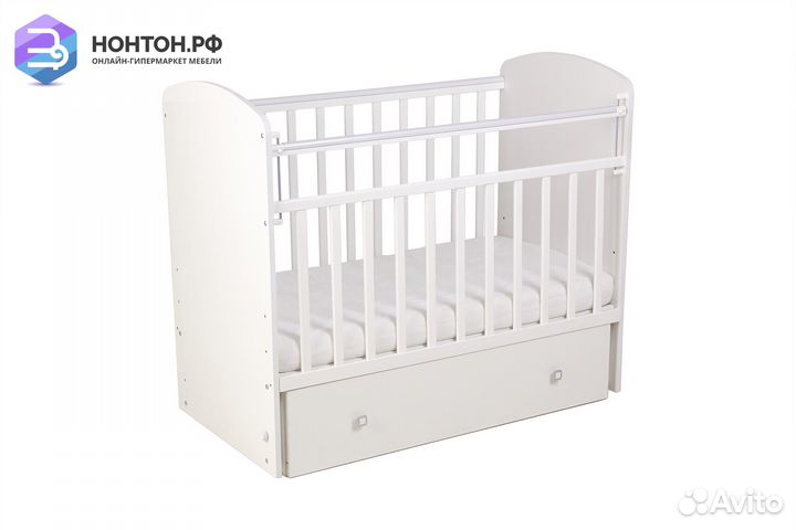 Кроватка детская Фея 750 белая