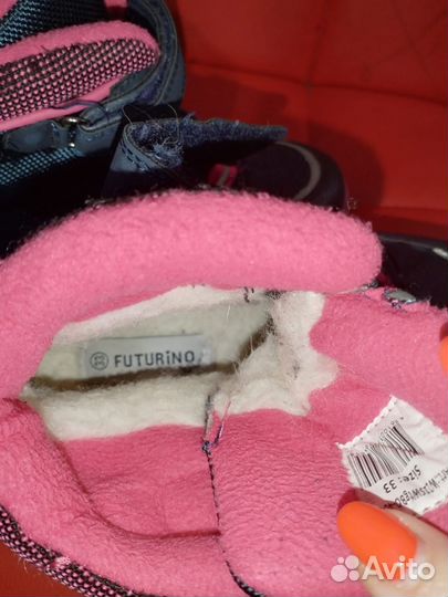 Ботинки для девочки зима