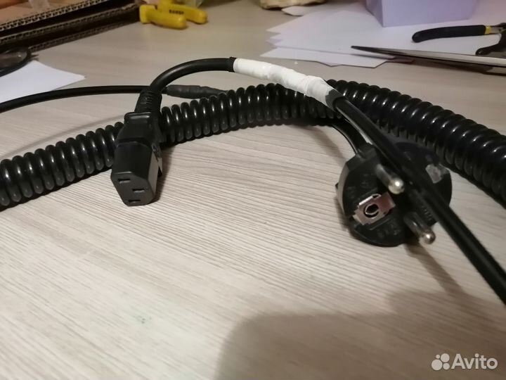 Провод спиральный