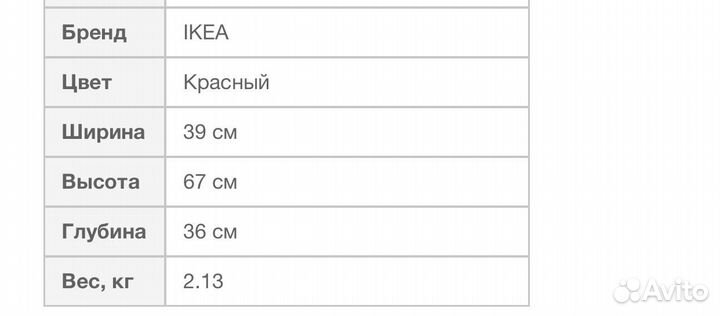 Детский стул IKEA