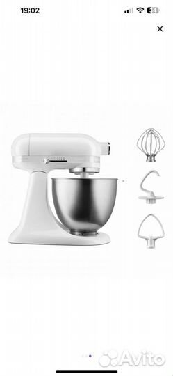 Миксер KitchenAid artisan mini White