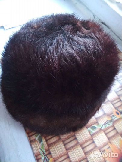 Шапка норковая женская