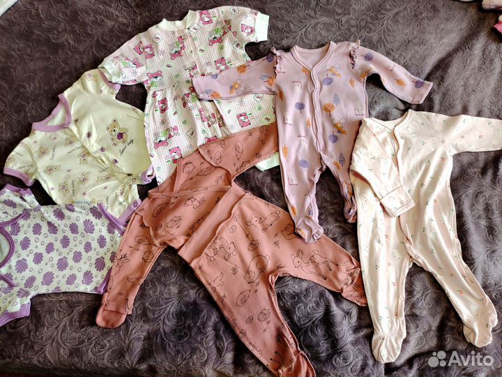 Вещи пакетом на девочку 56-62