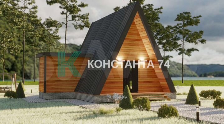 Дом 60 м² на участке 6 сот.